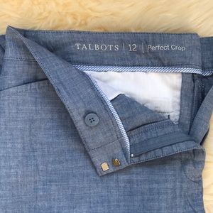 Talbots perfect crop pant